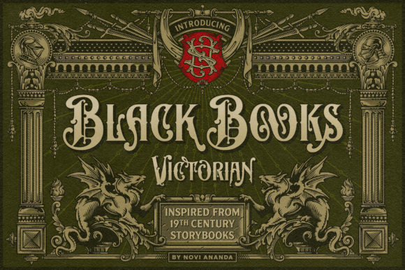 Black Books Victorian: A Bold Typeface for Timeless Branding