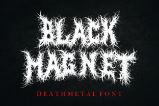 Black Magnet: The Ultimate Heavy Metal Typeface for Bold Designs