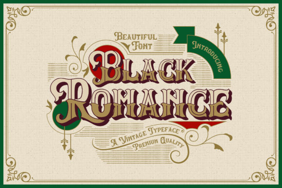 Black Romance: Elevating Your Design with Bold, Authentic Blackletter