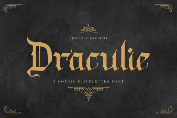 Draculie: Elevating Gothic Design with Authentic Blackletter