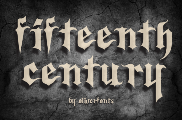 Fifteenth Century: A Bold Blackletter for Authentic Design