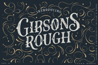 Gibsons Co: A Vintage Blackletter Font for Distinctive Branding