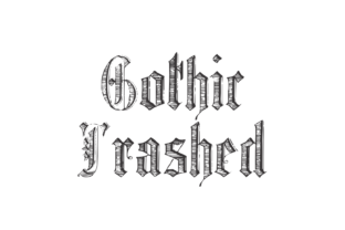 Gothic Trashed: The Ultimate Gothic Typeface for Bold Design