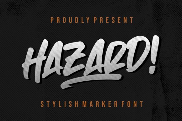 Hazard Font: Elevating Graphic Design with the Power of Blackletter and Brush Styles
