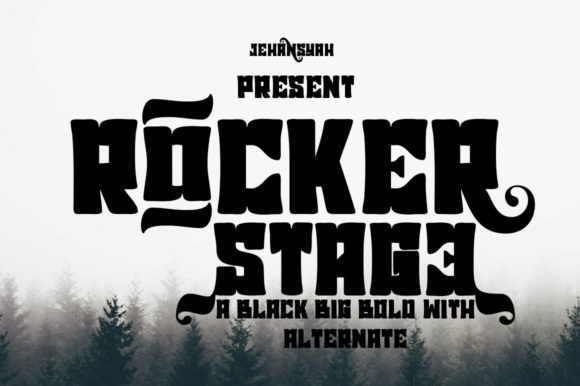 Rocker Stage: A Bold Typographic Choice for High-Impact Design