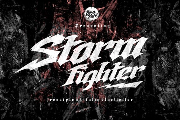 Storm Fighter: The Gothic Edge for Bold Visual Identity