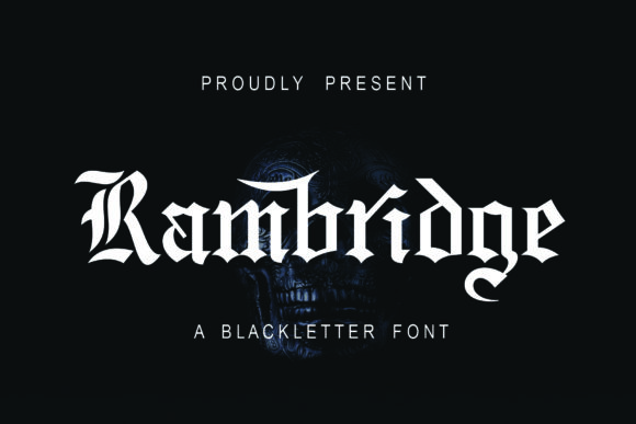 The Gothic Revival: Mastering Design with Rambridge Blackletter Font