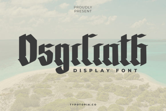The Osgiliath Font: Bold Blackletter for Dramatic Design
